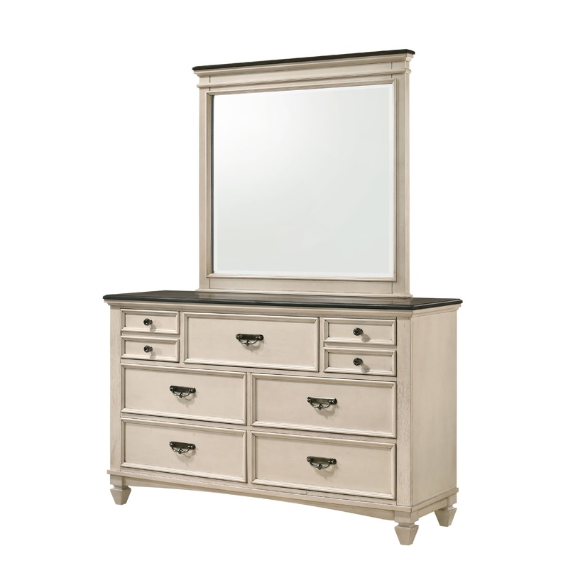 Sawyer – Dresser, Mirror|Beige|Dressers|Dresser & Mirror