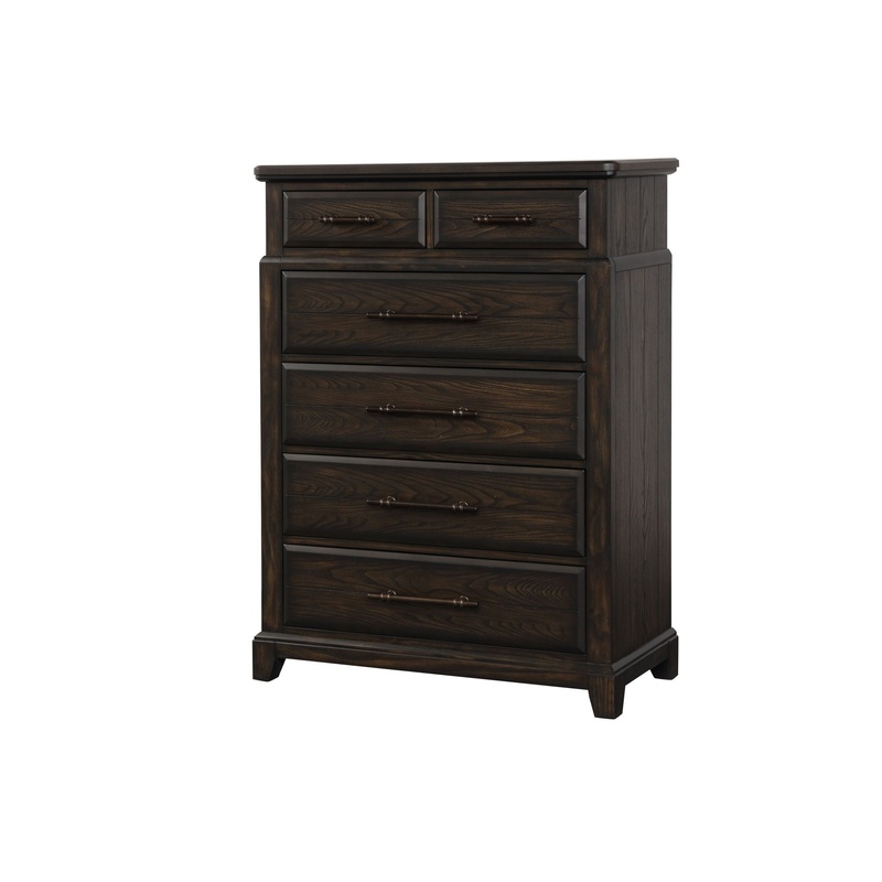 6 Drawer Dresser – Mahogany