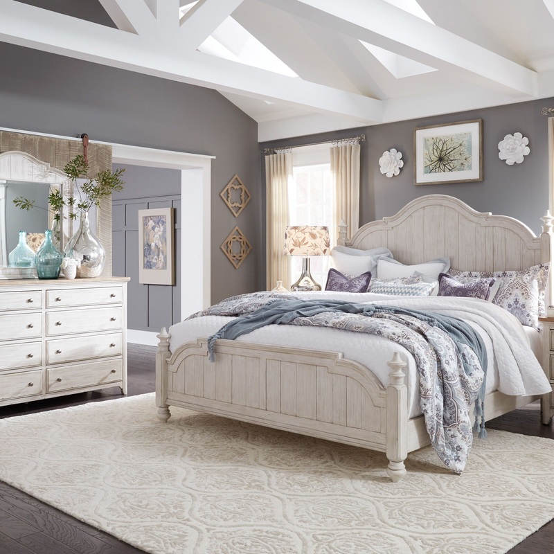 Farmhouse Reimagined – Poster Bed, Dresser & Mirror