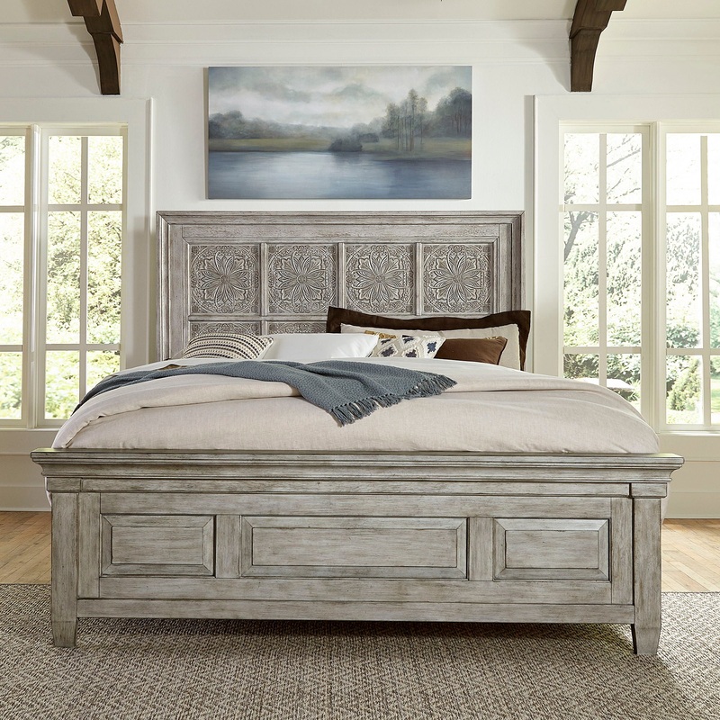 Heartland – Panel Bed – Antique Tile Panels