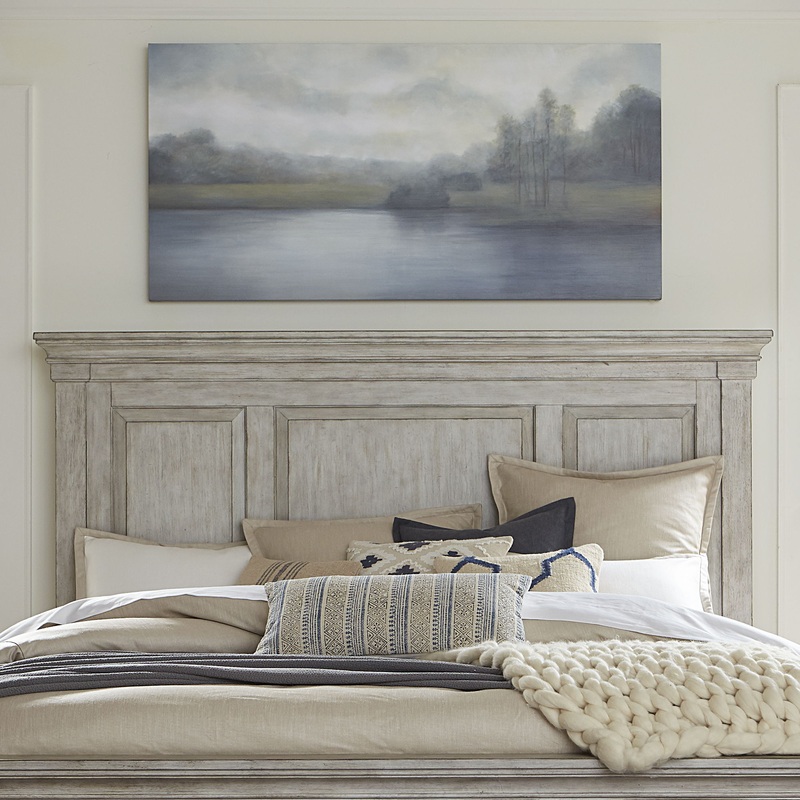 Heartland – Panel Headboard|White|Queen|King