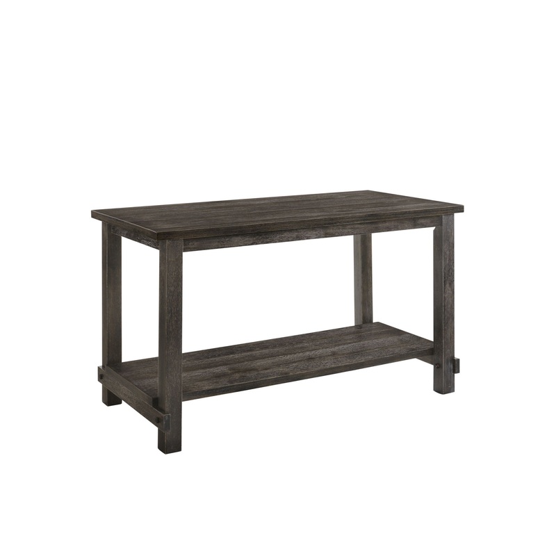 Martha II – Weathered Counter Height Table – Gray