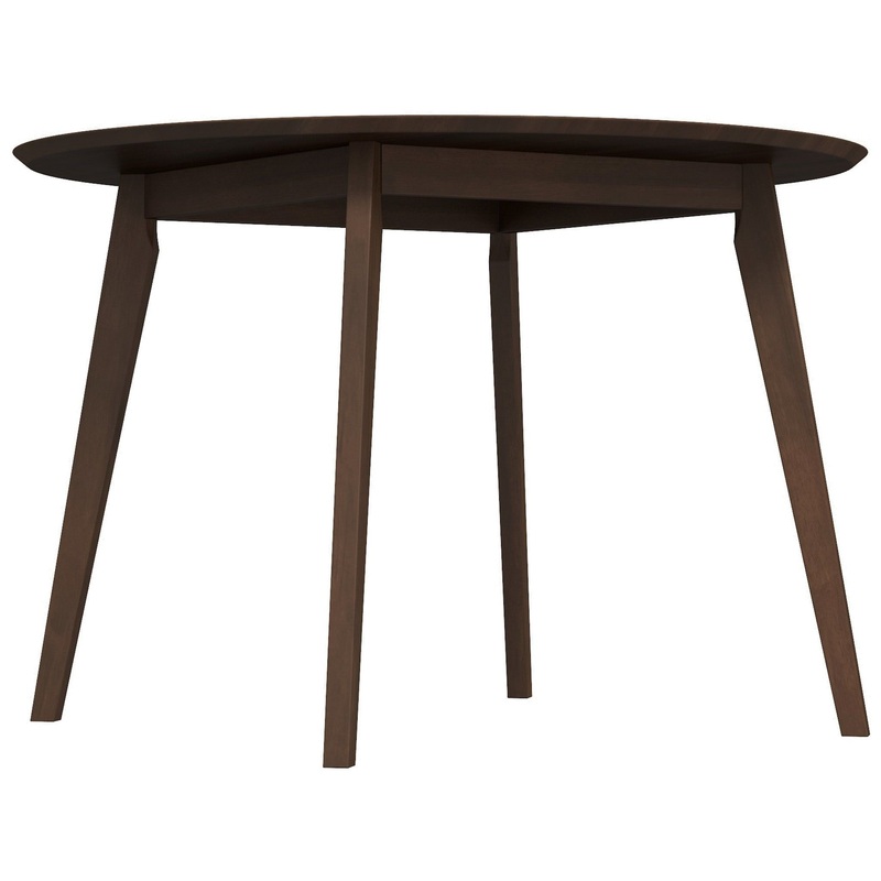 Alina – Elegant Dining Table|Dark Brown|White