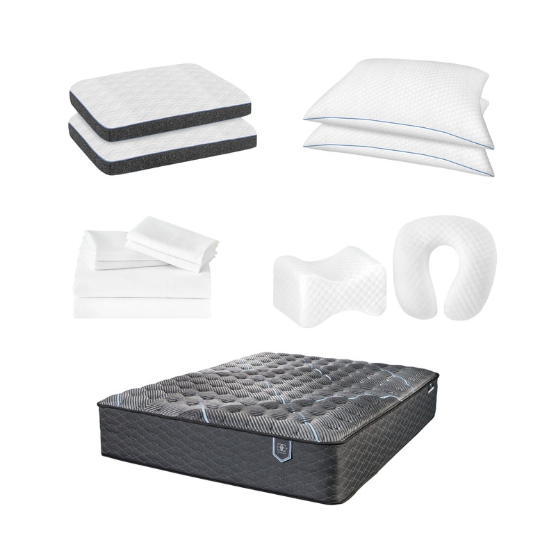 Comfort Care – Hybrid Restful Nights Plush Mattress With 12 Piece Comfort Bedding Pack