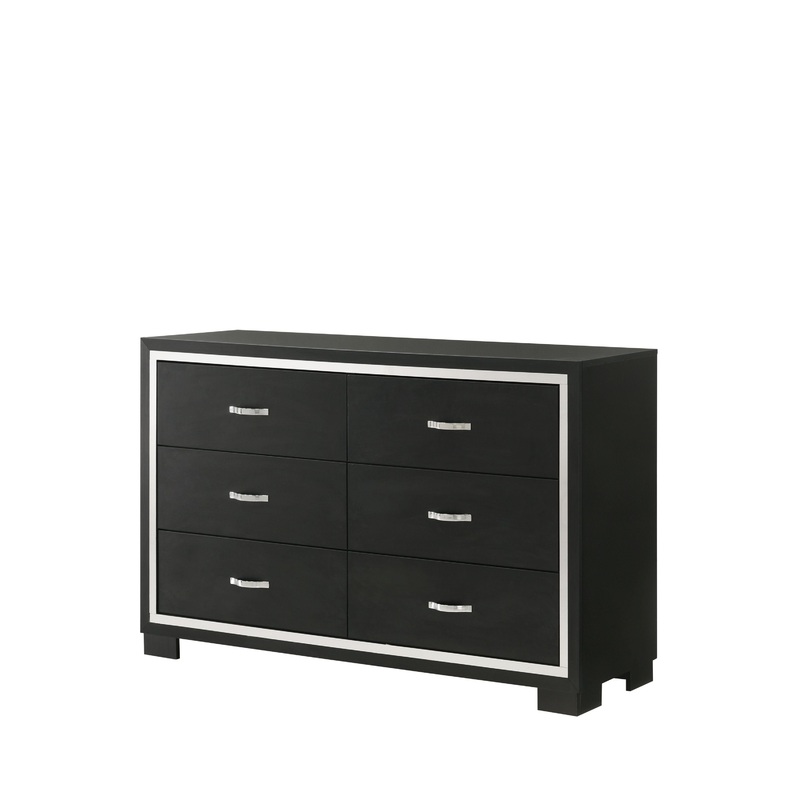 Gennro – Dresser|Black|Dressers|Dresser & Mirror