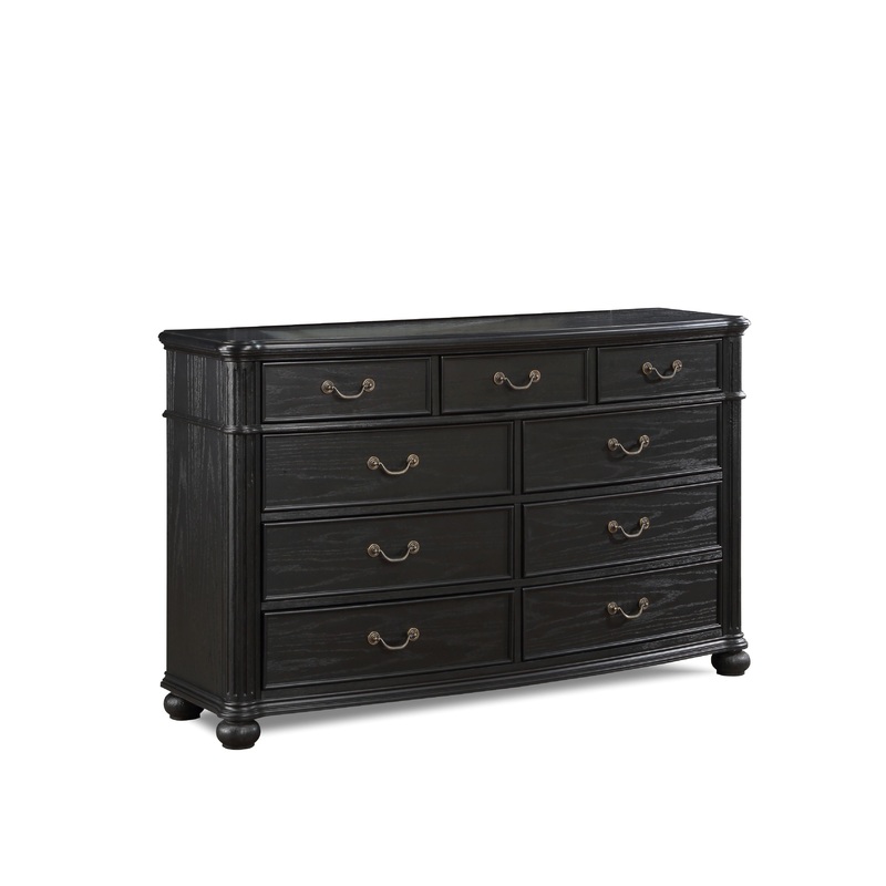 Kingsbury – Dresser|Black|Dressers|Dresser & Mirror