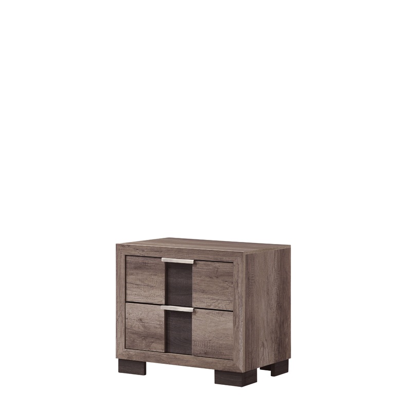 Rangley – Night Stand|Dark Gray|Black|Light Brown