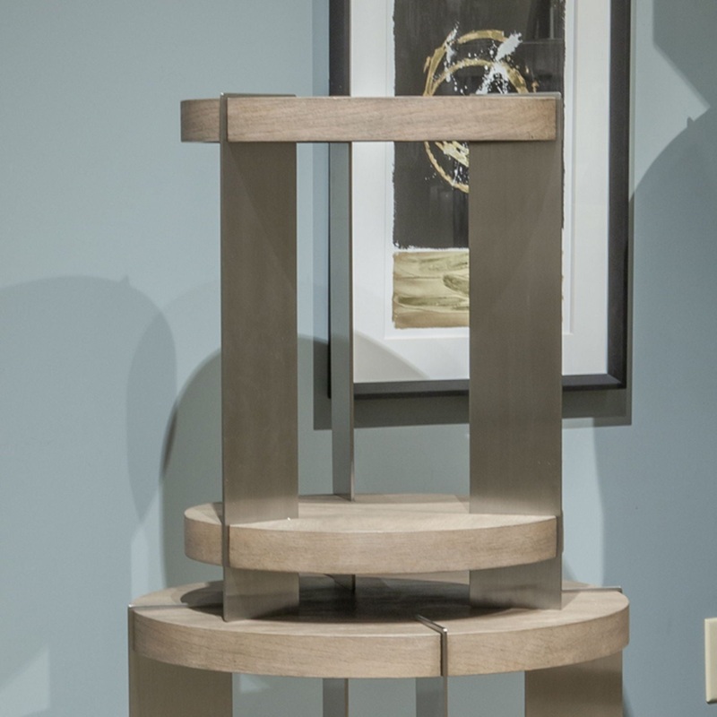 Harlow – Chairside Table – Light Brown