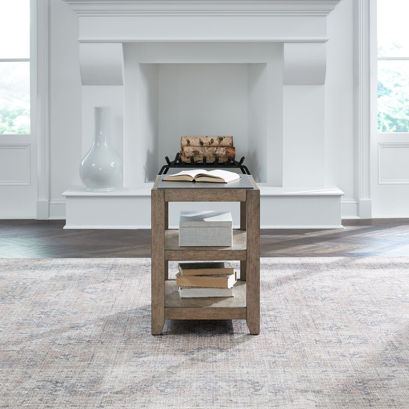 Millstone – Chairside Table – Light Brown