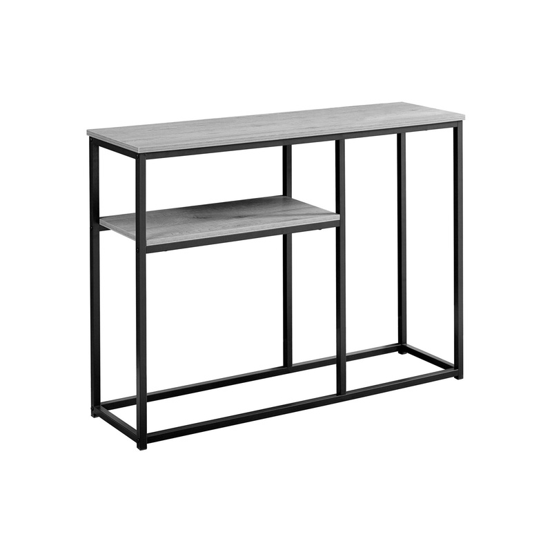 Accent Console Table For Entryway, Contemporary & Convenient Design – Gray