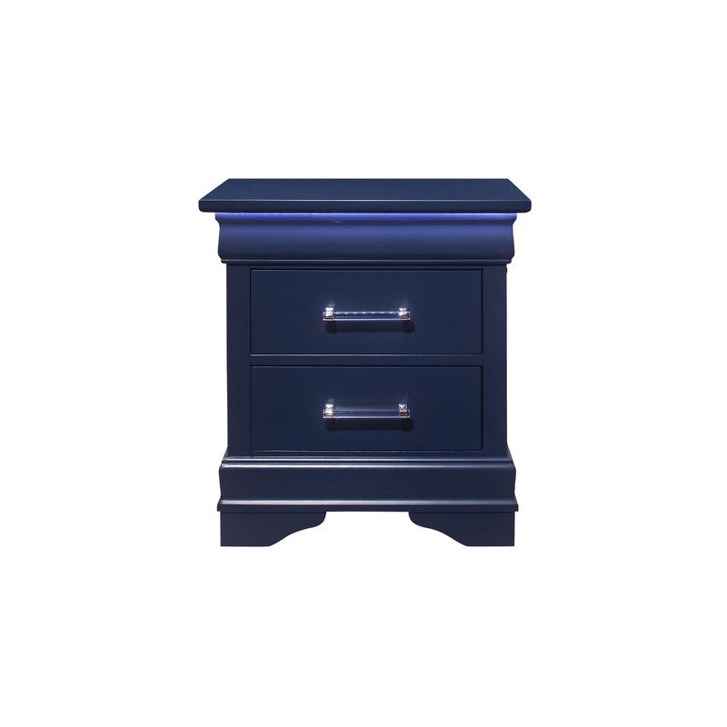 Charlie – Nightstand With LED – Blue