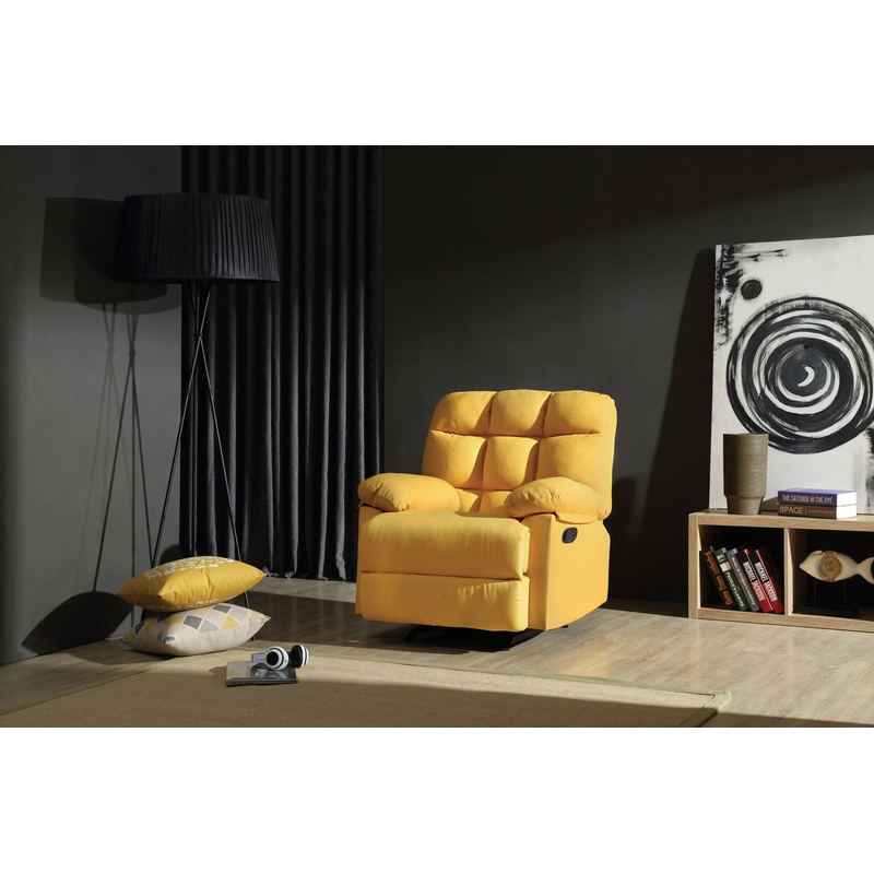Cindy – Rocker Recliner|Yellow|Dark Gray|Light Blue