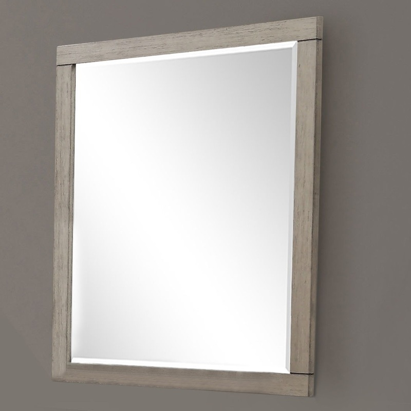 Design Style Mirror – Light Gray