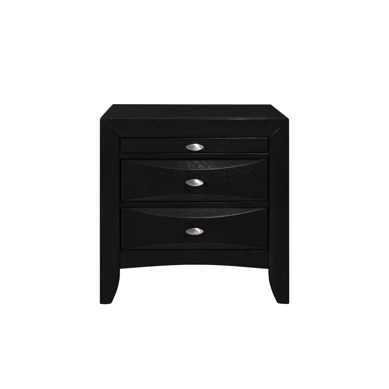 Linda – Nightstand – Black