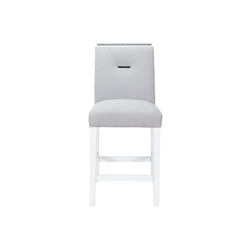 Monaco – Bar Stool New – Light Gray / White