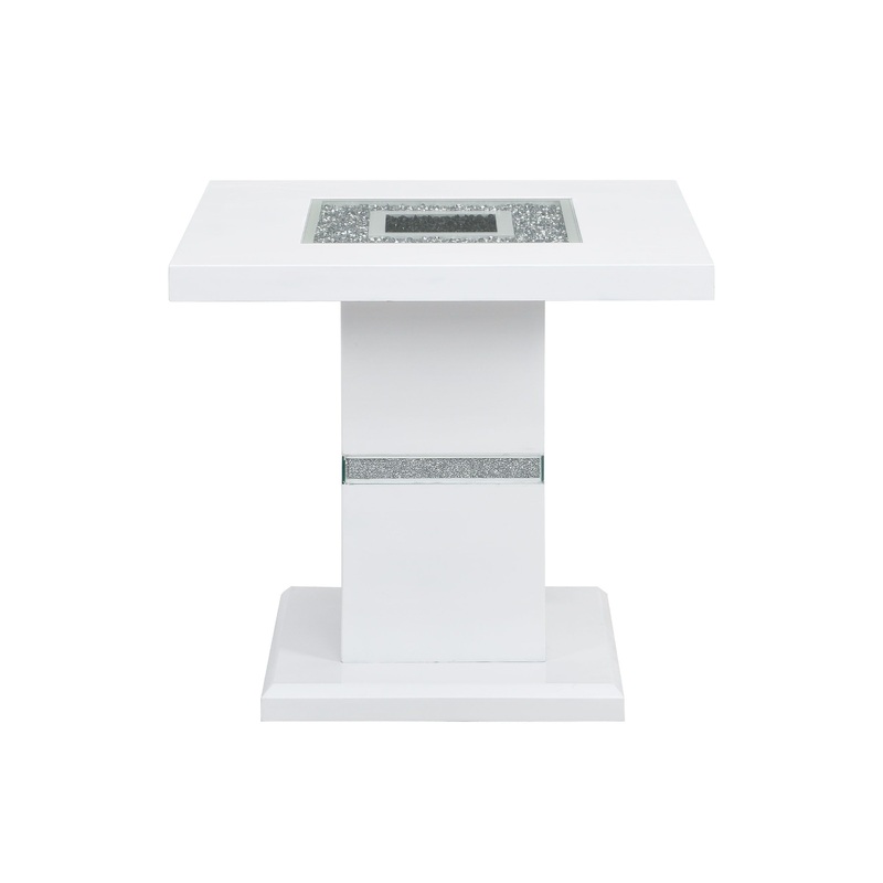Monaco – End Table – White