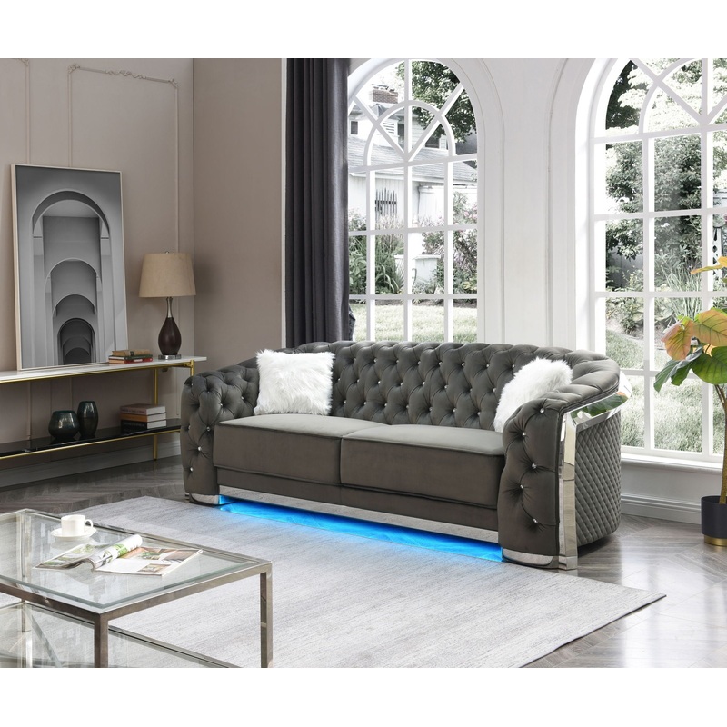 Sapphire – Sofa|Dark Gray|Black