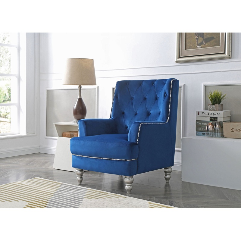 Traditional Armchair Elegant|Blue|Black|Beige|Pink