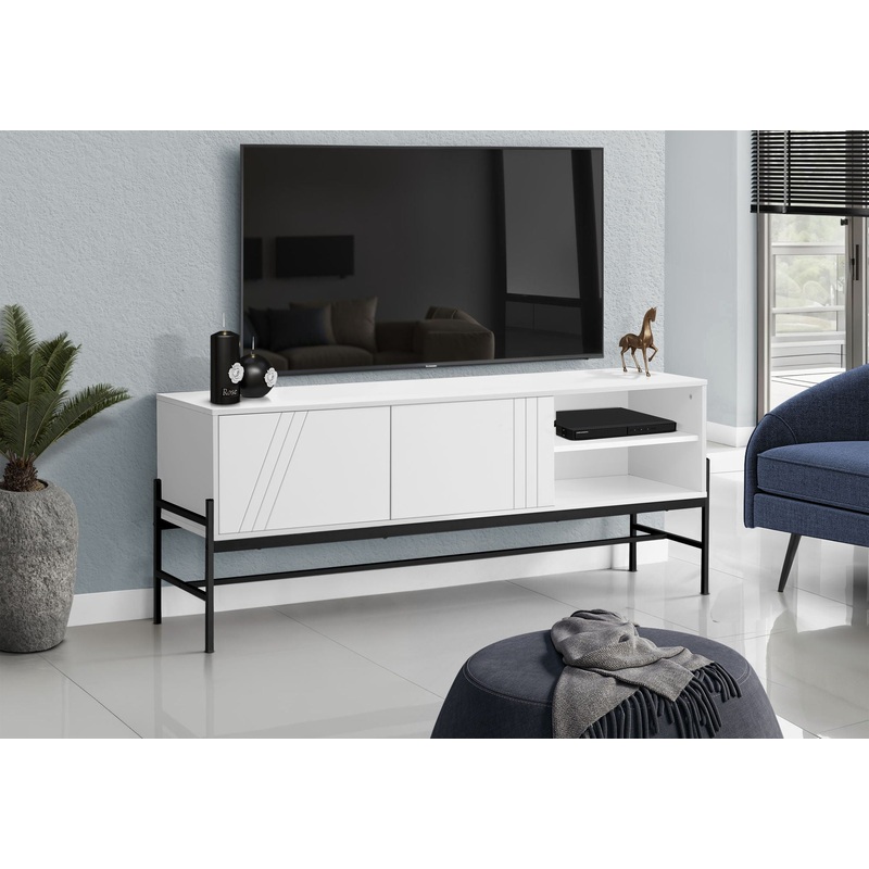 TV Stand, Console, Media Entertainment Center, Storage Cabinet, Contemporary And Modern