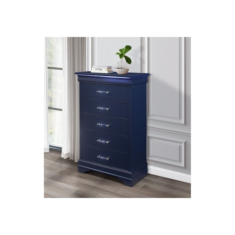 Charlie – Chest With LED – Blue
