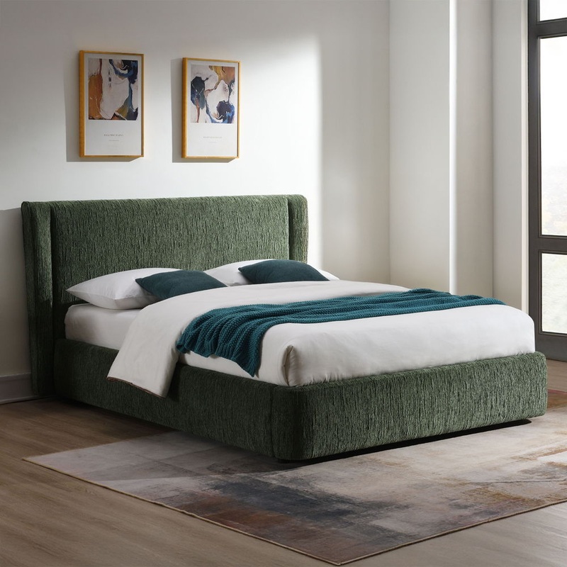 Cheryl – Bed|Dark Green|Full|Queen
