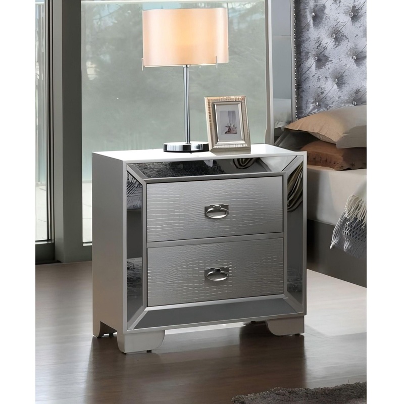 Contemporary Nightstand With Versatility