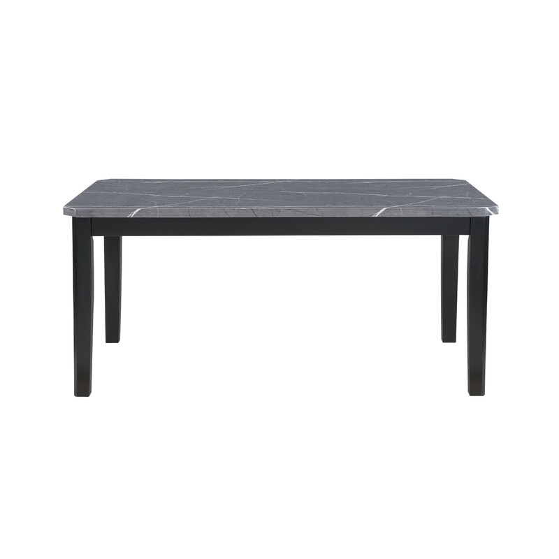 D8685 – Dining Table – Dark Gray / Black