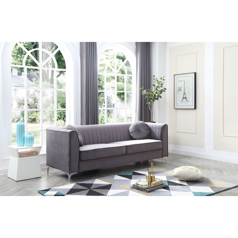 Delray – Micro Suede Sofa|Dark Gray|Blue|Black|Beige