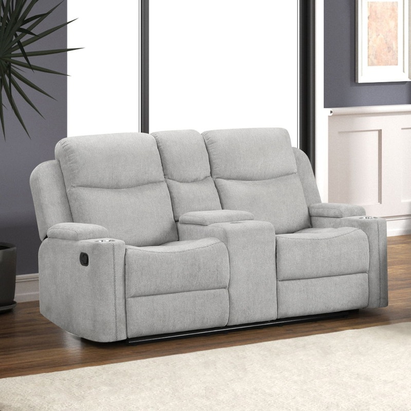 Galya – Motion Sofa – Light Gray Chenille