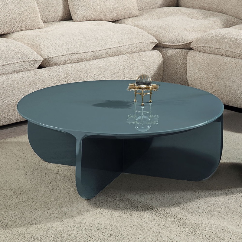 Lamond – Table|Teal High Gloss|Coffee Tables|End Tables