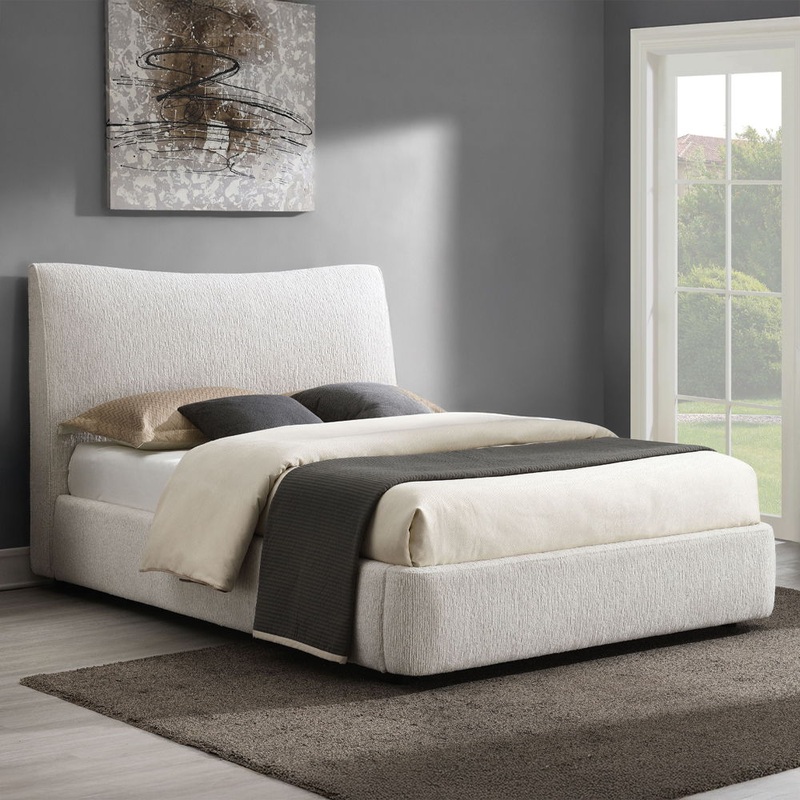 Renee – Bed|Aperol Beige Chenille|Full|Queen