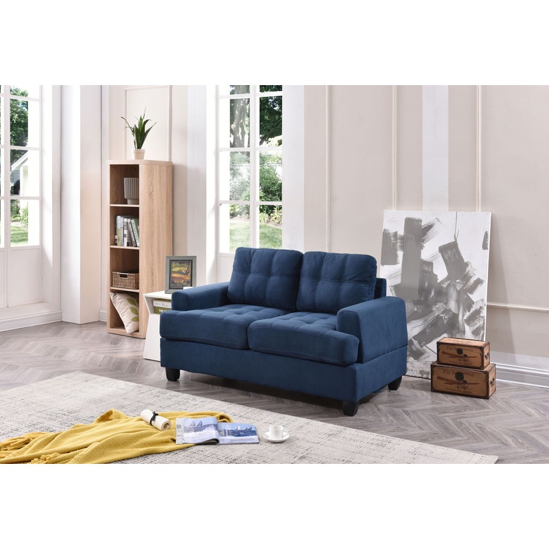 Stylish Transitional Loveseat For Two