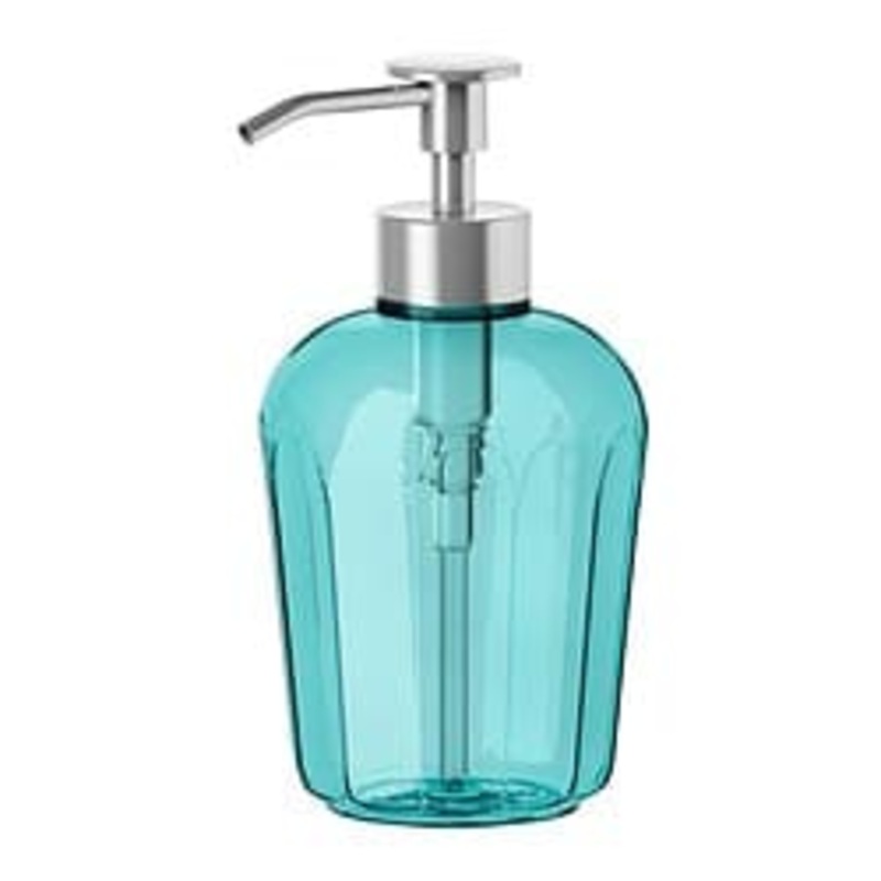 SVARTSJN soap dispenser, turquoise