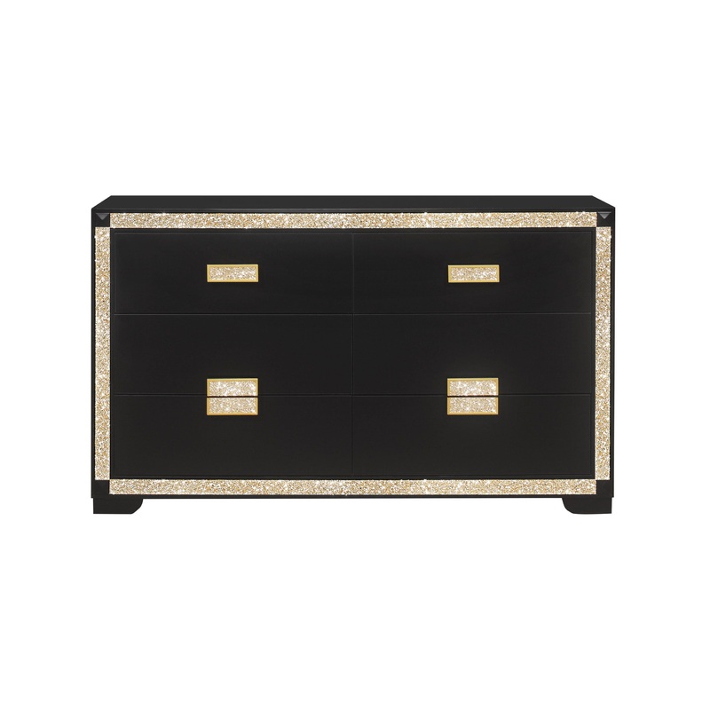 Blake – Dresser – Black / Gold