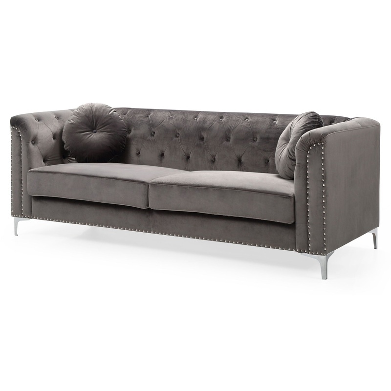 Elegant Contemporary Sofa|Dark Gray|Black|Beige