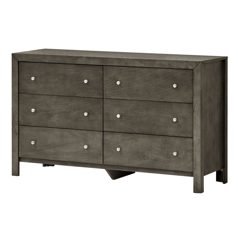 Elegant Transitional Dresser|Dark Red|White|Black|Dark Gray