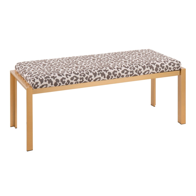 Fuji – Contemporary Bench|Beige|Black|Light Brown|Dark Gray|Gray|White