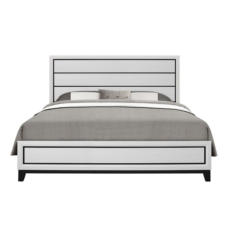 Kate – King Bed – White