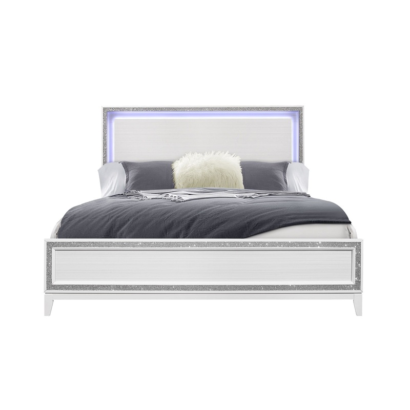 Lily – King Bed – White