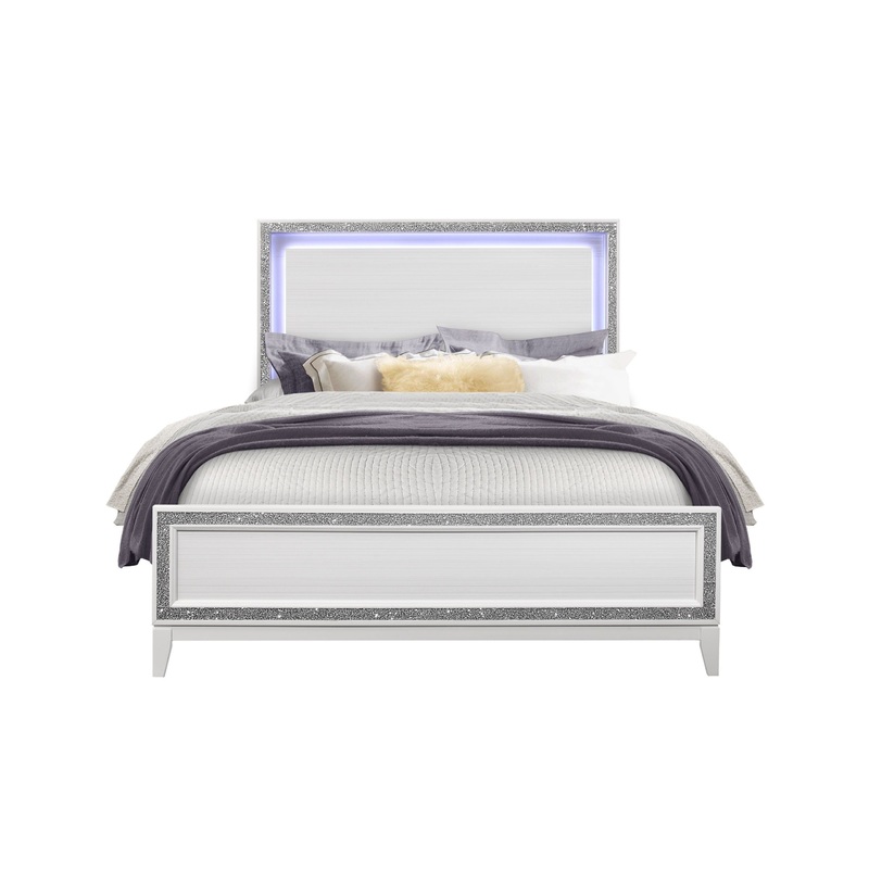 Lily – Queen Bed – White