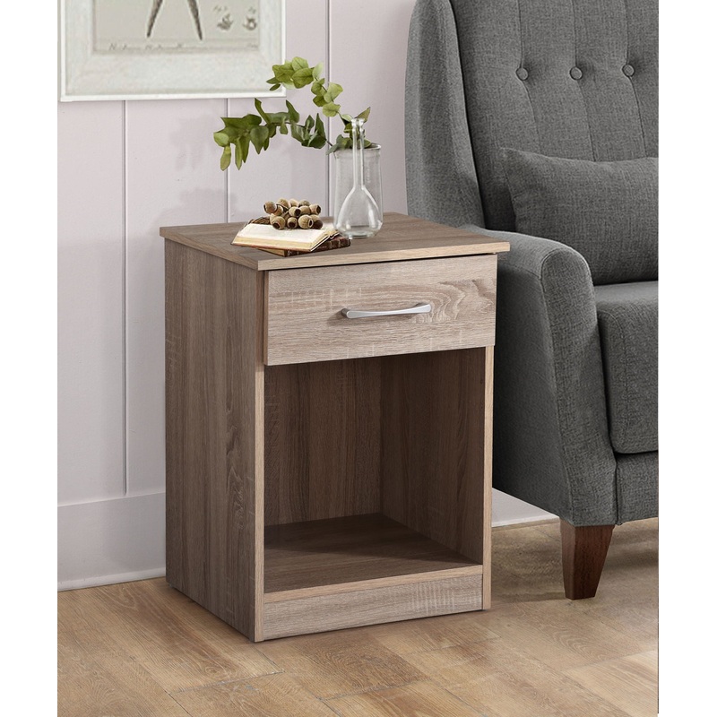 Lindsey – RTA Nightstand|Light Brown|Dark Brown