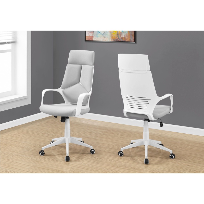 Office Swivel Chair, Adjustable Height, Ergonomic, Armrests, Contemporary & Modern