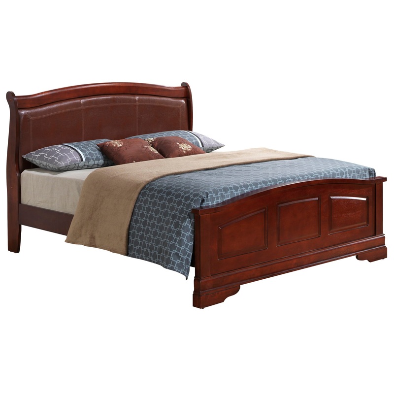 Panel Sleigh Bed Elegantly Crafted