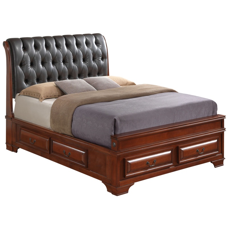 Storage Bed Elegant Transitional