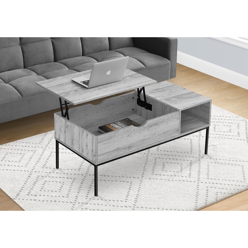 Table, Rectangular, Cocktail, Functional Lift-Top, Contemporary & Modern