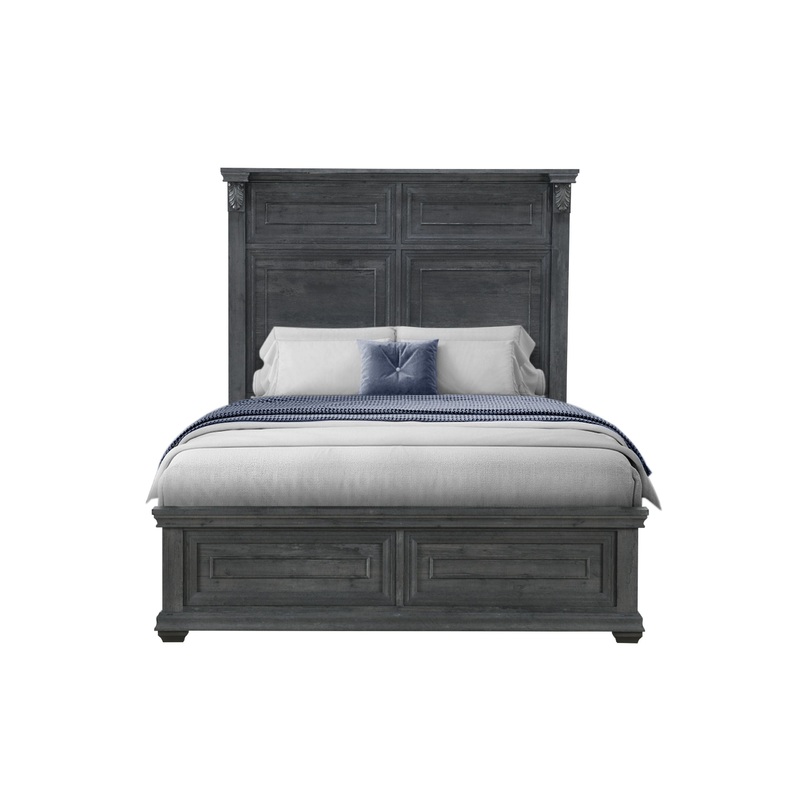 Tatum – Queen Bed Without Storage – Gray