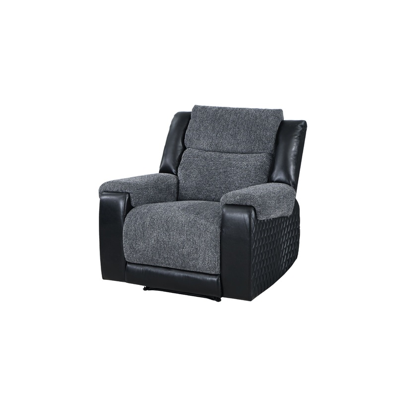 U5914 – Recliner – Gray / Black