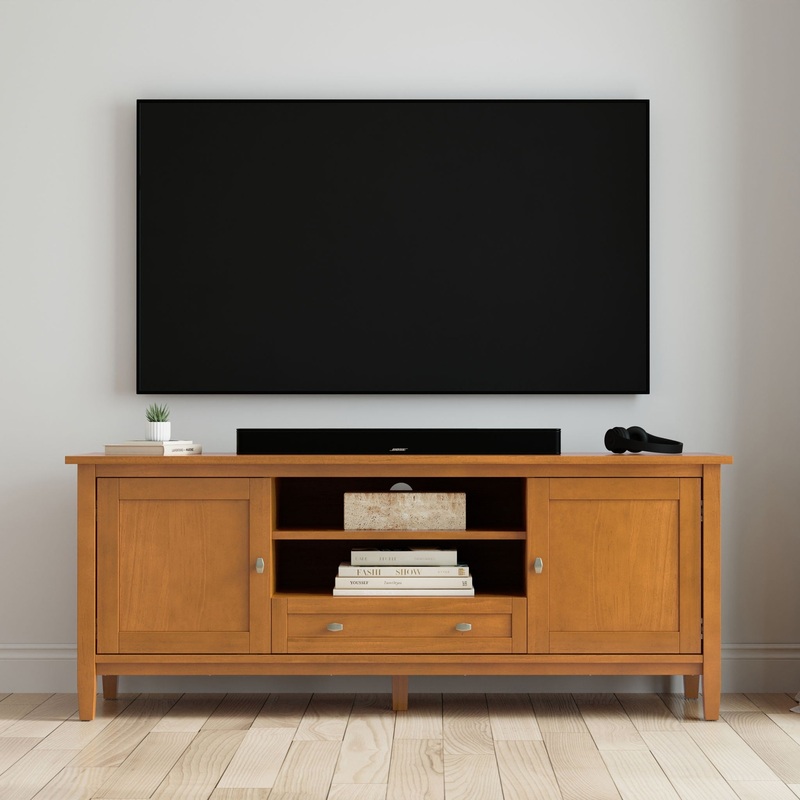 Warm Shaker – TV Media Stand – Brown