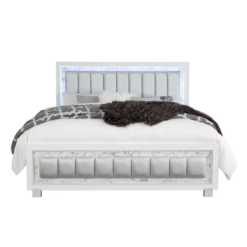 Santorini – King Bed – White