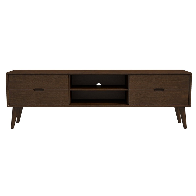 Adrian – TV Stand – Walnut Brown